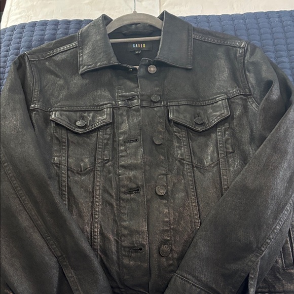 Rails Black Utility Jacket - Picture 9 of 9